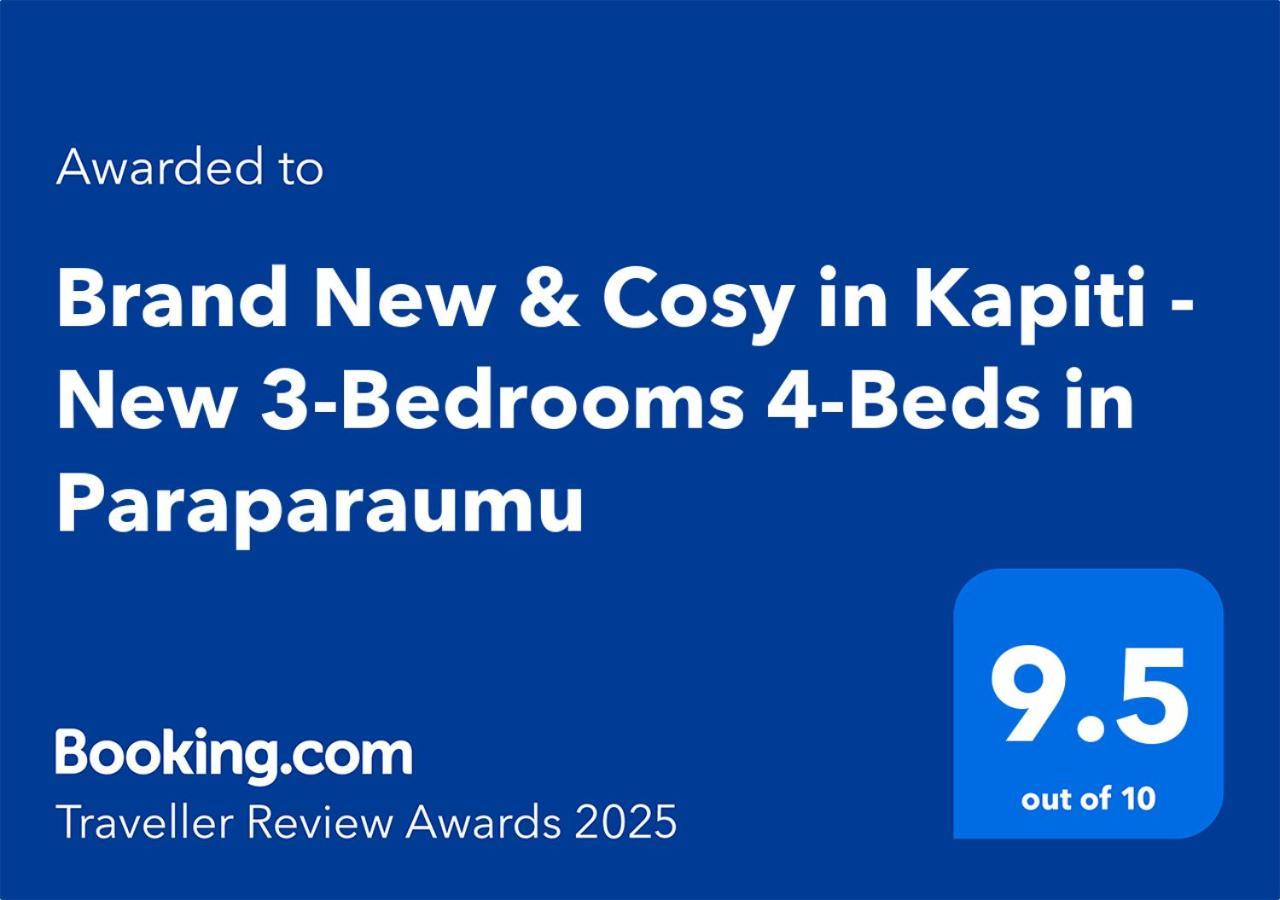 Brand New & Cosy In Kapiti - New 3-Bedrooms 4-Beds In Paraparaumu Εξωτερικό φωτογραφία